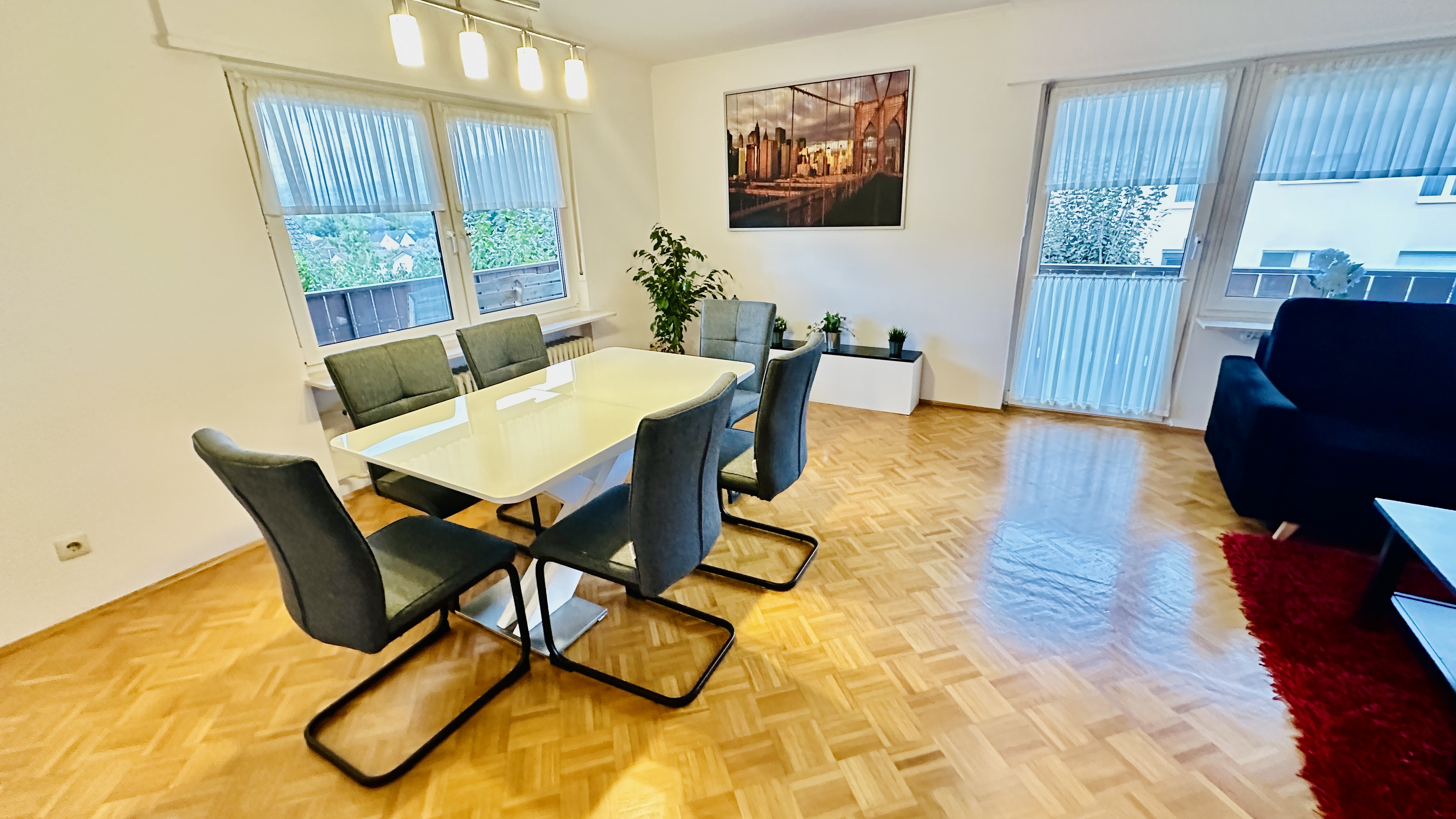 Schlafzimmer 3 und Wohnzimmer mit Schlafsofa